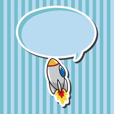 Uzay gemisi Tema öğeleri vektör, eps