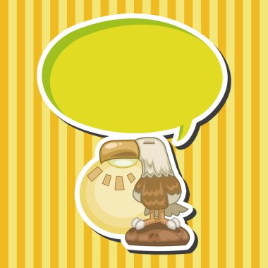 Tasarım kartal lamba stil tema öğeleri vektör, eps