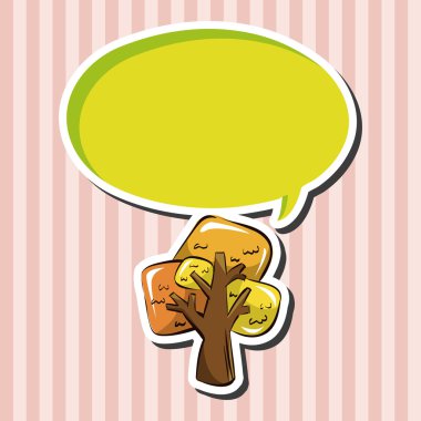 ağaç Tema öğeleri vektör, eps