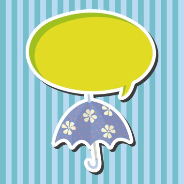 Şemsiye Tema elemets vektör, eps