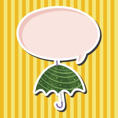 Şemsiye Tema elemets vektör, eps