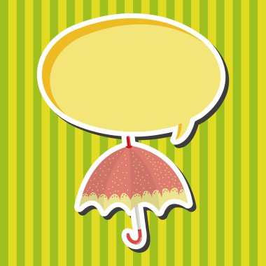 Şemsiye Tema elemets vektör, eps