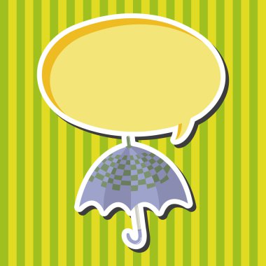 Şemsiye Tema elemets vektör, eps