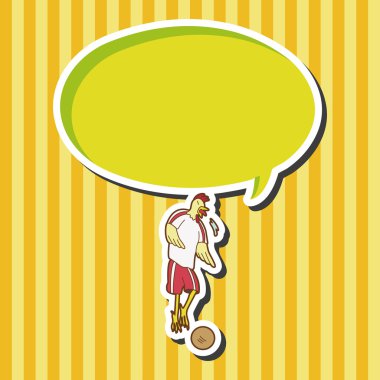 Hayvanlar Karikatür Tema öğeleri futbol oynamak