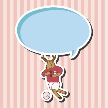 Hayvanlar Karikatür Tema öğeleri futbol oynamak