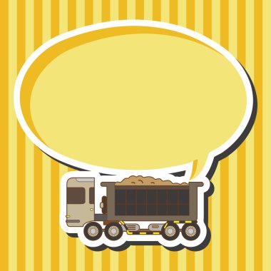 Ekskavatör Tema öğeleri vektör, eps