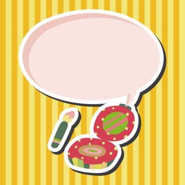 göz liner ve göz farı Tema öğeleri vektör, eps