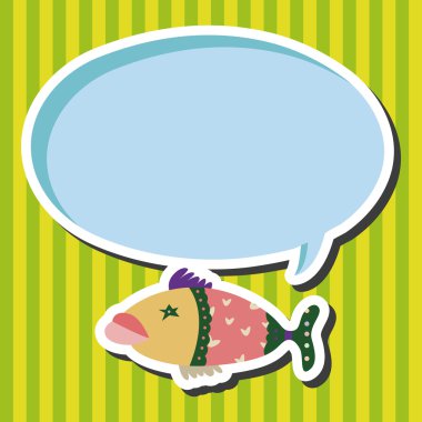 Balık Tema öğeleri vektör, eps