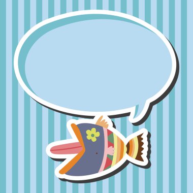 Balık Tema öğeleri vektör, eps