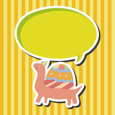 hayvan kaplumbağa Tema öğeleri vektör, eps