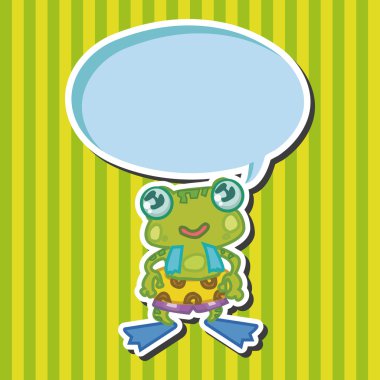 hayvan kurbağa çizgi film Tema öğeleri