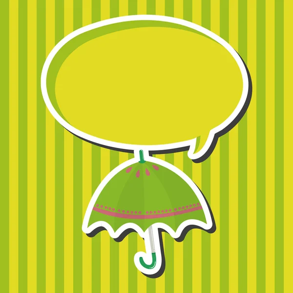 Vetor de elementos de tema guarda-chuva, eps — Vetor de Stock