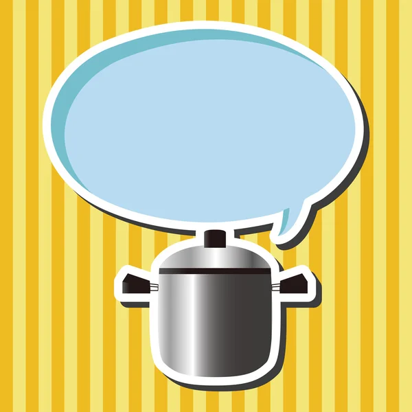 キッチン用品米炊飯器テーマ要素ベクトル、eps — ストックベクタ