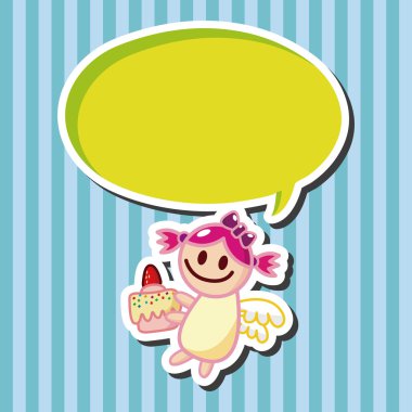 Angel Tema öğeleri vektör, eps