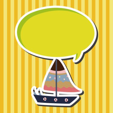 Ulaşım tekne Tema öğeleri