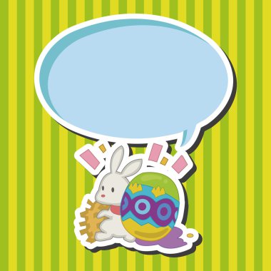 Paskalya tavşanı Tema öğesinin