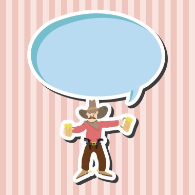 kovboy Tema öğeleri