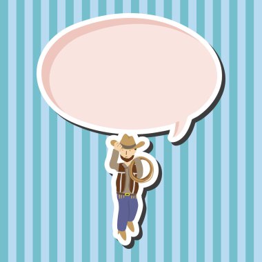 kovboy Tema öğeleri