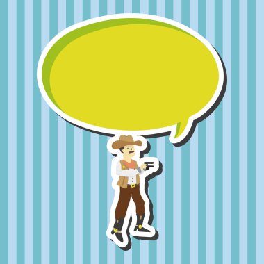 kovboy Tema öğeleri