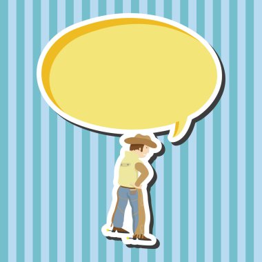 kovboy Tema öğeleri