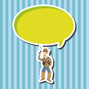 kovboy Tema öğeleri