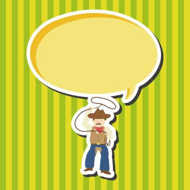 kovboy Tema öğeleri