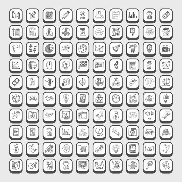 Garabato icono de negocio — Archivo Imágenes Vectoriales