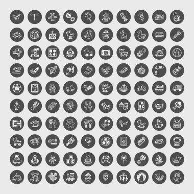 Doodle oyuncak simgeler