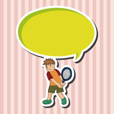 Tenis oyuncu Tema öğeleri