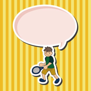 Tenis oyuncu Tema öğeleri