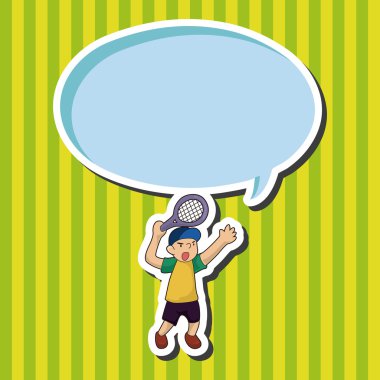 Tenis oyuncu Tema öğeleri