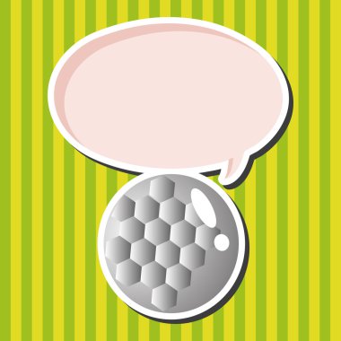 Golf ekipman Tema öğeleri