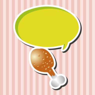 Kızarmış gıdalar Tema tavuk öğeleri