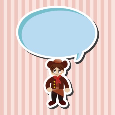 kovboy Tema öğeleri