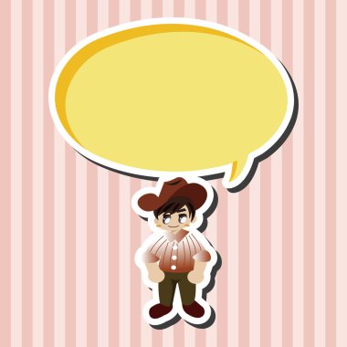 kovboy Tema öğeleri