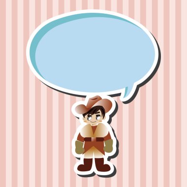 kovboy Tema öğeleri