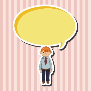 Erkek adam çizgi film Tema öğeleri