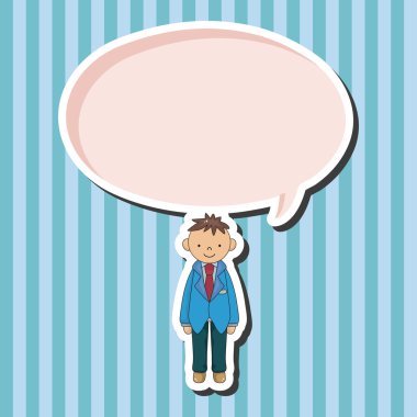 Erkek adam çizgi film Tema öğeleri