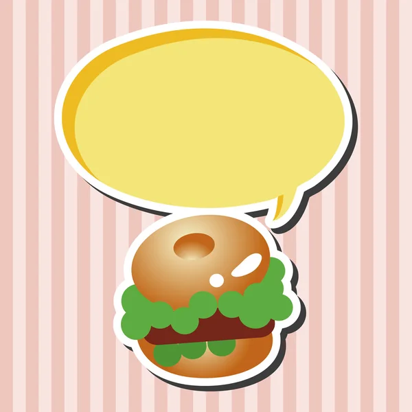 Hamburger theme elements — Stock Vector