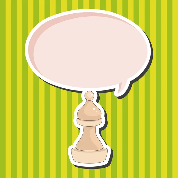 Éléments de thème d'échecs — Image vectorielle