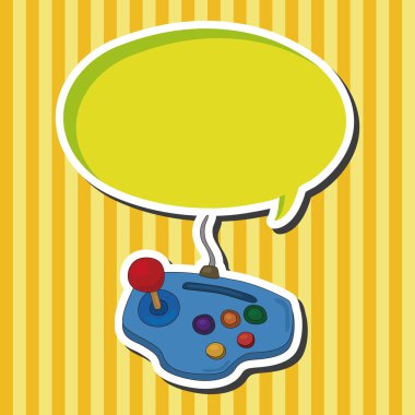 oyun denetimi tema elemanları vektörü, eps