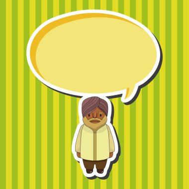 Hint insanlar Tema öğeleri vektör, eps