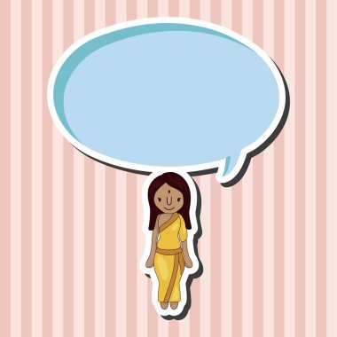 Hint insanlar Tema öğeleri vektör, eps