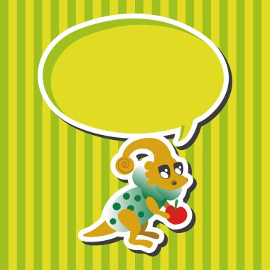 dinozor karikatür Tema öğeleri vektör, eps