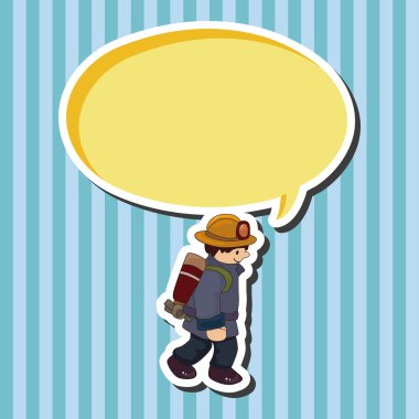 itfaiyeci Tema öğeleri vektör, eps