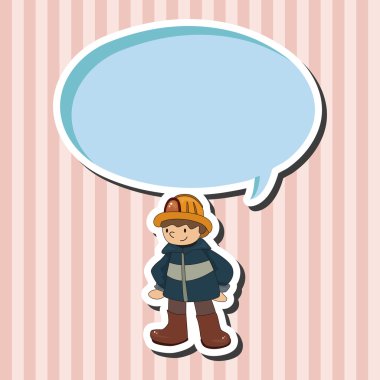 itfaiyeci Tema öğeleri vektör, eps