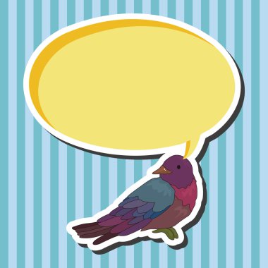 kuş çizgi film Tema öğeleri