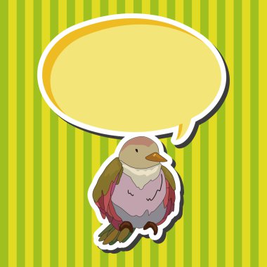 kuş çizgi film Tema öğeleri