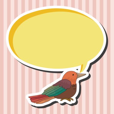 kuş çizgi film Tema öğeleri