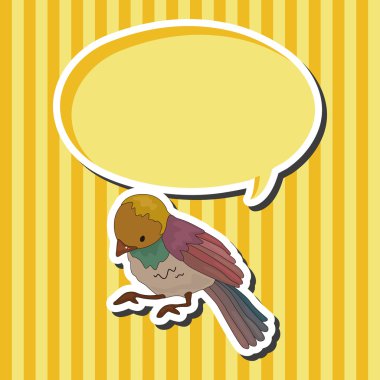 kuş çizgi film Tema öğeleri